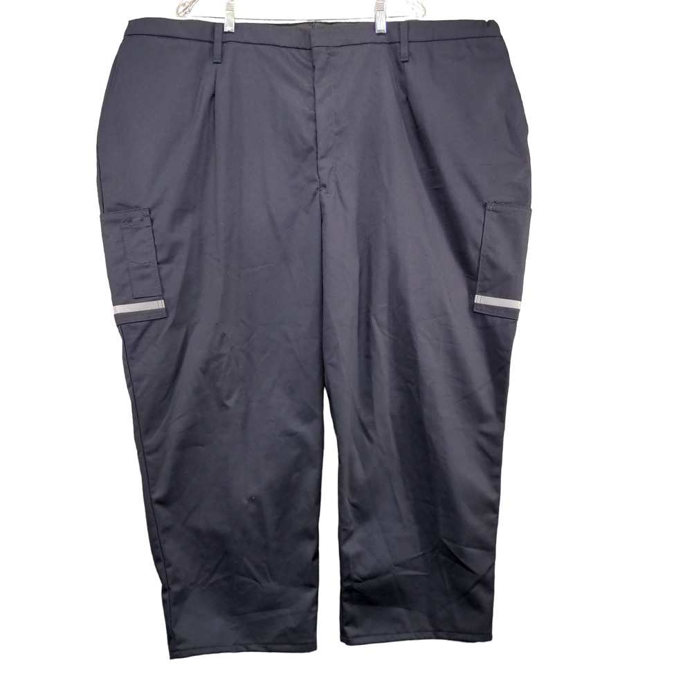 FedEx VF Imagewear Mens Reflective Work Pants Blue Size 32U-35U